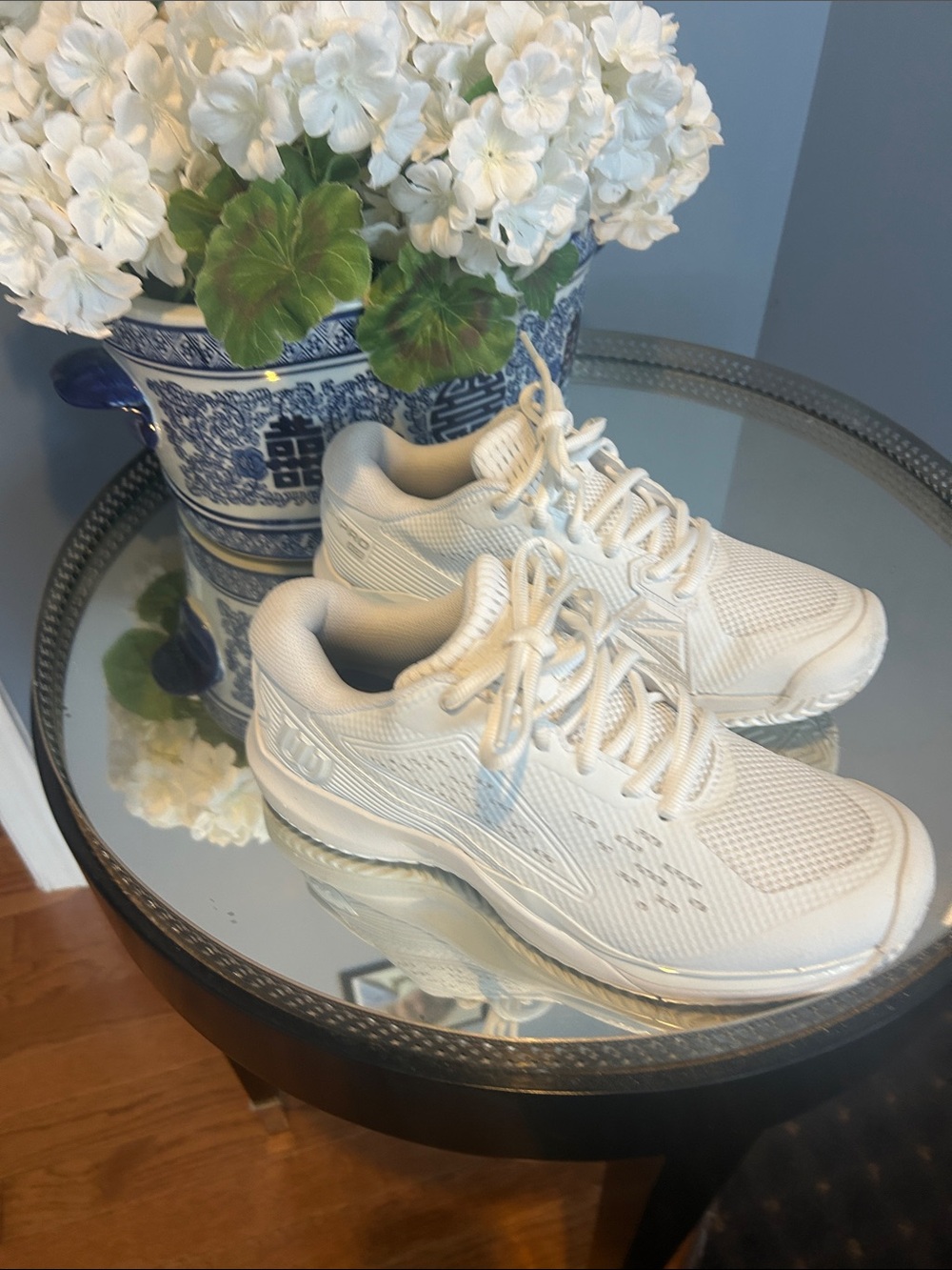 Women’s White TENNIS-Pickleball  Athletic Sneakers - Lightweight Comfort